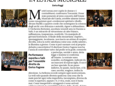 Recensione Orchestra Bottesini Corriere di Brescia.