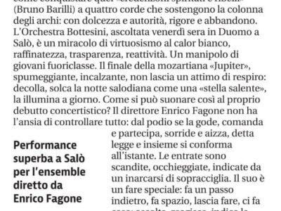 Review Bottesini Orchestra.